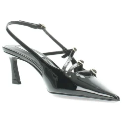 Zwarte slingbacks