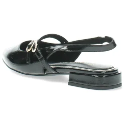 Zwarte slingbacks