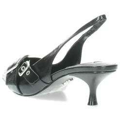 Zwarte slingbacks