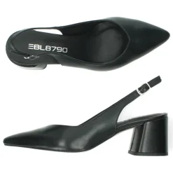 Zwarte slingbacks